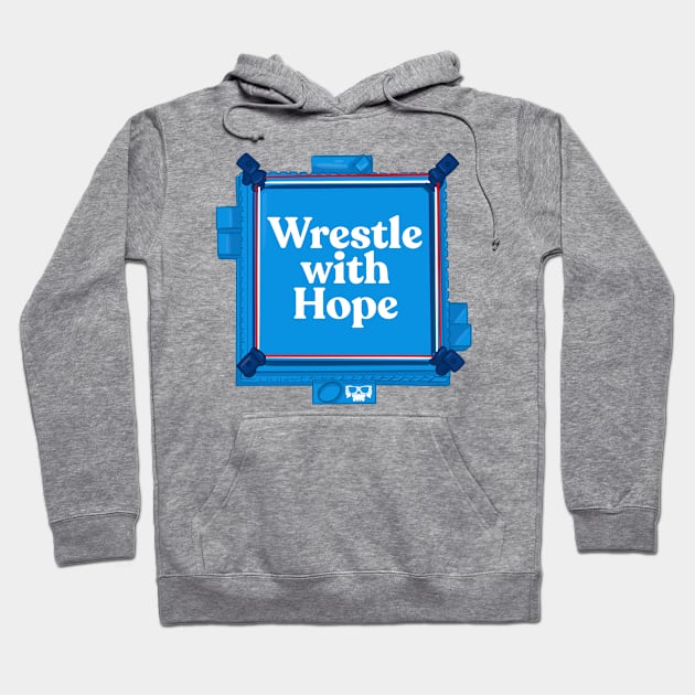 Wrestle With Hope Logo Tee Hoodie by WrestleWithHope